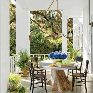 Cozy porch wallpaper