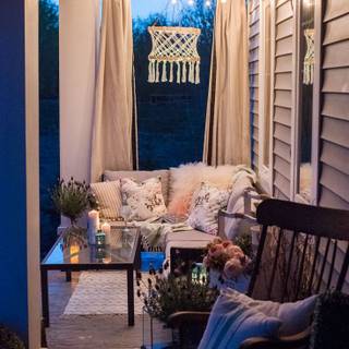 Cozy porch wallpaper