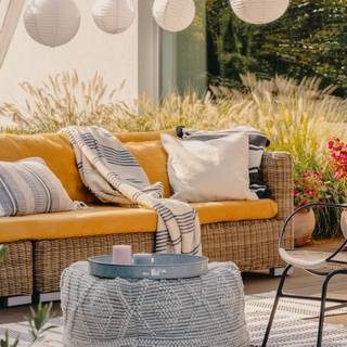 Cozy porch wallpaper