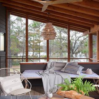 Cozy porch wallpaper