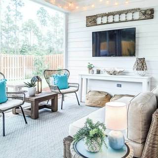 Cozy porch wallpaper