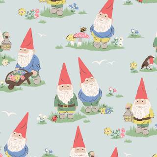 Gnomes spring wallpaper