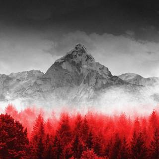 Red fog wallpaper