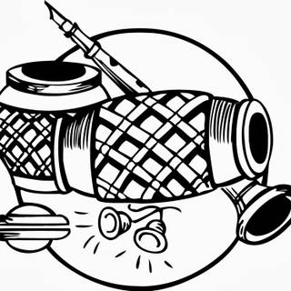 Black and white dhol wallpaper