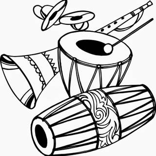 Black and white dhol wallpaper