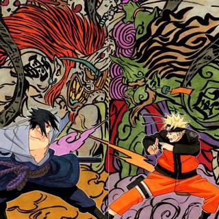 Colored manga wallpaper