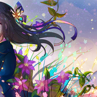 Colored manga wallpaper