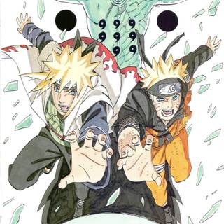 Colored manga wallpaper