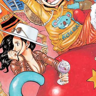 Colored manga wallpaper