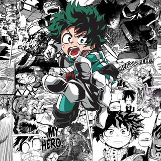 Colored manga wallpaper