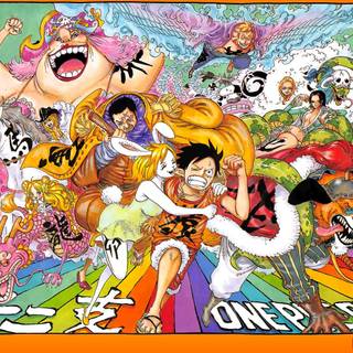 Colored manga wallpaper