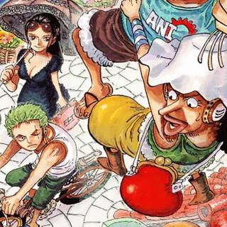 Colored manga wallpaper