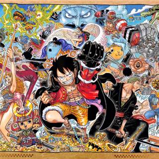 Colored manga wallpaper