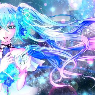 Colored manga wallpaper