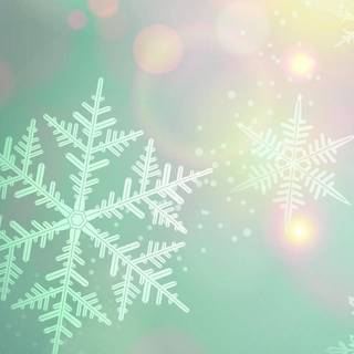 Snow crystal wallpaper