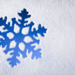 Snow crystal wallpaper