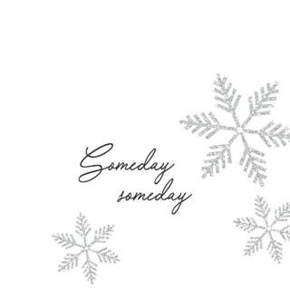 Snow crystal wallpaper