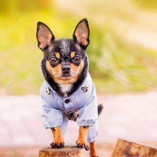 Black Chihuahua wallpaper