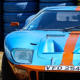 iPhone Ford GT illustration wallpaper