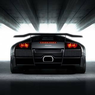 iPhone Lamborghini illustration wallpaper