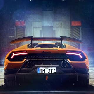 iPhone Lamborghini illustration wallpaper