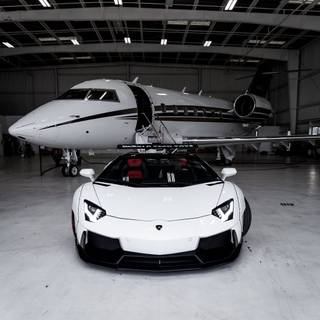 iPhone Lamborghini illustration wallpaper