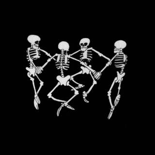 Grunge skeleton wallpaper