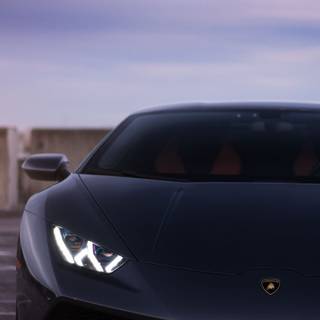 iPhone Lamborghini illustration wallpaper