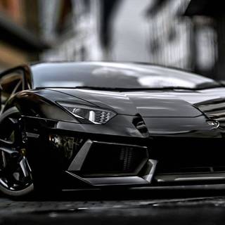 Black Lamborghini computer wallpaper