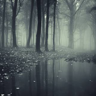 Black creepy computer wallpaper