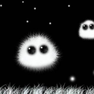 Cute dark desktop wallpaper