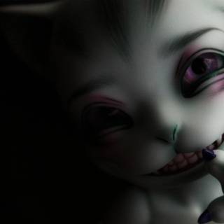 Black creepy computer wallpaper