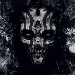 Black creepy computer wallpaper