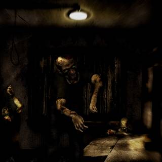 Black creepy computer wallpaper