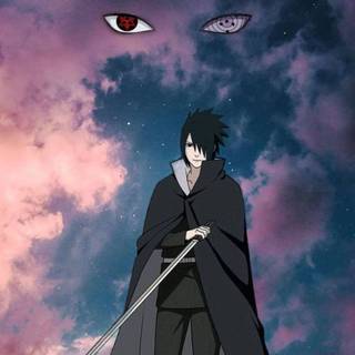 Aesthetic anime Sasuke wallpaper