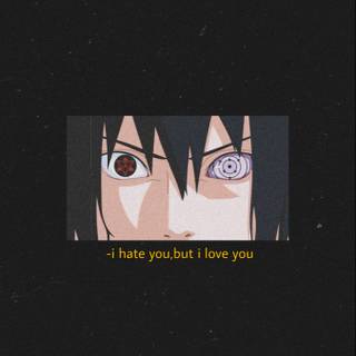 Aesthetic anime Sasuke wallpaper