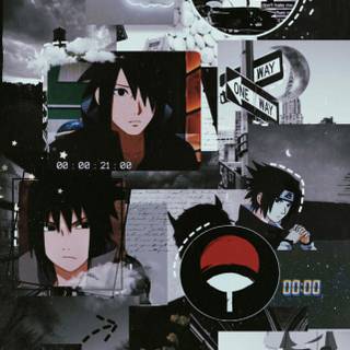 Aesthetic anime Sasuke wallpaper
