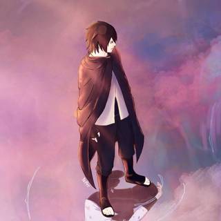 Aesthetic anime Sasuke wallpaper