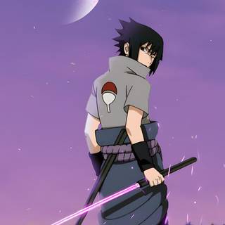 Aesthetic anime Sasuke wallpaper