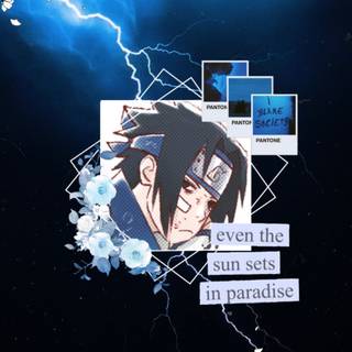 Aesthetic anime Sasuke wallpaper