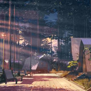 Anime summer nights wallpaper