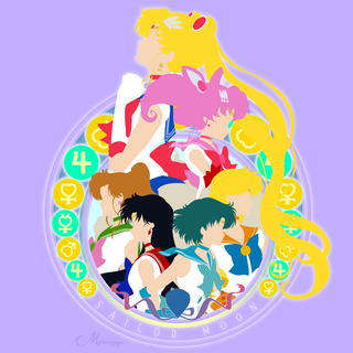 Sailor Moon minimal wallpaper