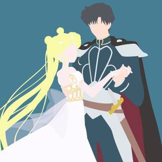 Sailor Moon minimal wallpaper