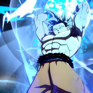 UI Goku PS5 wallpaper