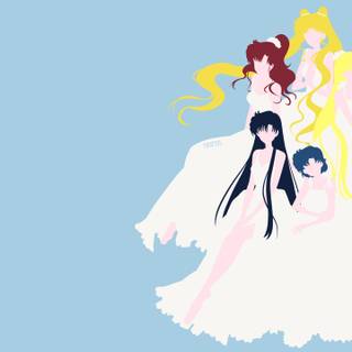 Sailor Moon minimal wallpaper