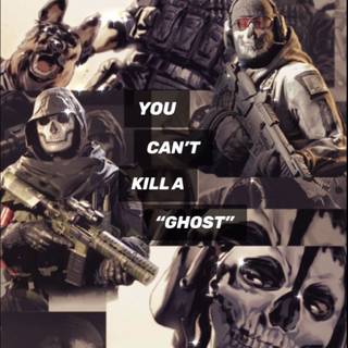 Ghost MW2 aesthetic wallpaper