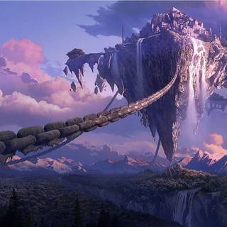 Aesthetic fantasy PC wallpaper