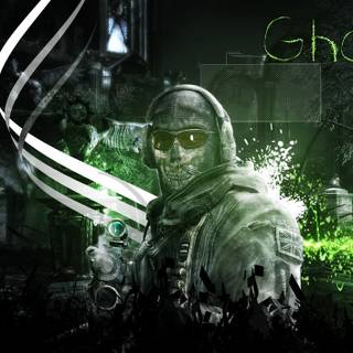Ghost MW2 aesthetic wallpaper