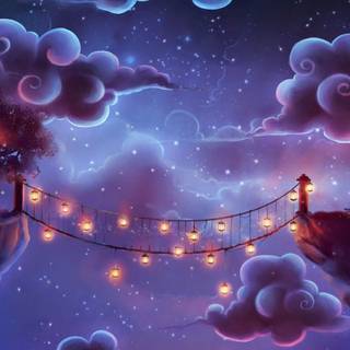 Aesthetic fantasy PC wallpaper