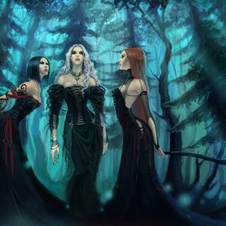 Aesthetic fantasy PC wallpaper